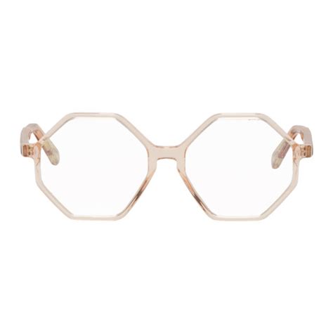 chloe hexagon glasses dupe
